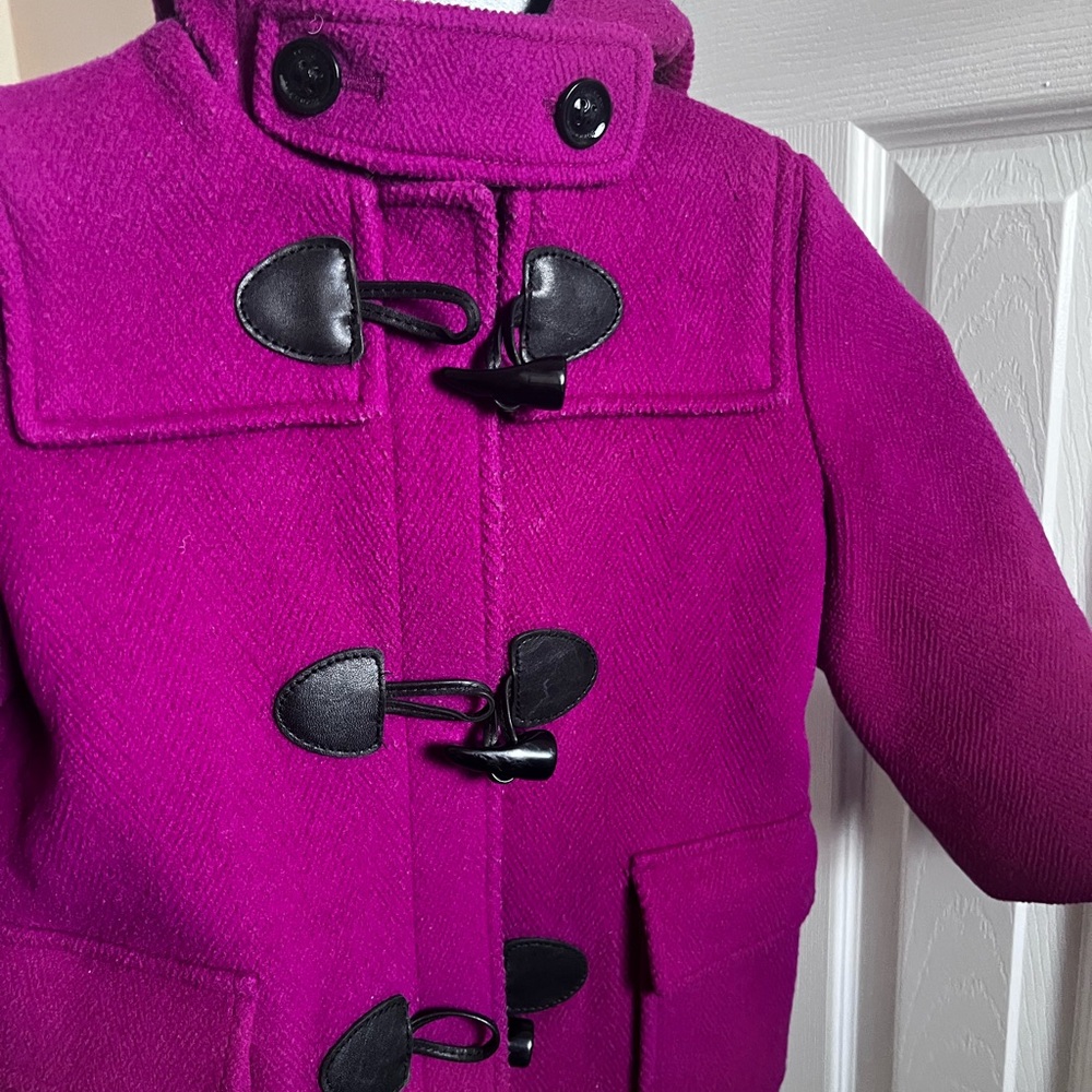 BURBERRY 3T TOGGLE COAT- FUCHSIA- AUTHENTIC